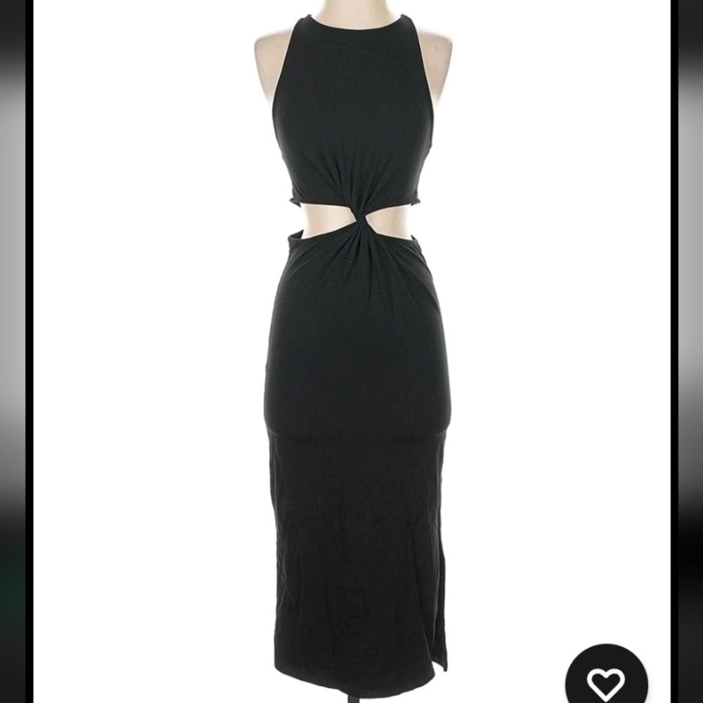Old Navy Black Cut Out Dress